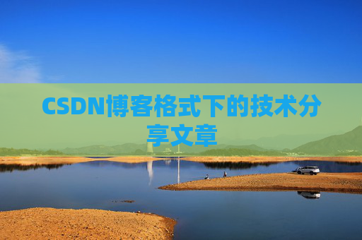 CSDN博客格式下的技术分享文章